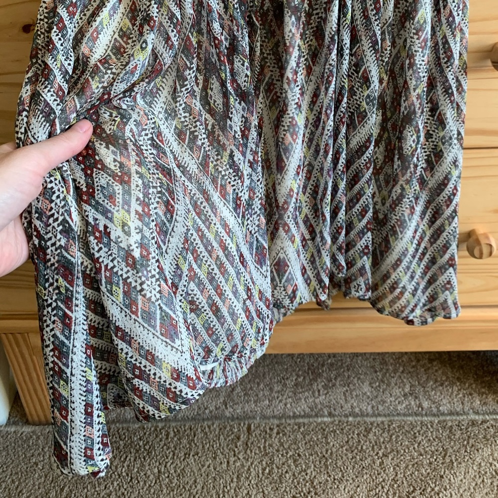Free People Tribal Rope Swing Mini Dress XS - Picture 7 of 8